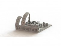多合一3D打印机效果测试工具模型