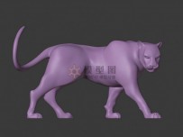 黑豹 豹子 野豹 非洲豹 动物 黑猫高精模型
